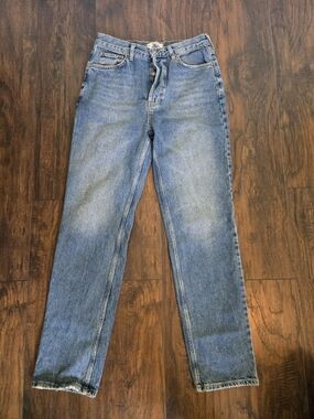 We The Free Women's Light Blue Straight Leg Jeans